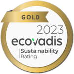 Doneck CSR Gold ecovadis Sustainability Rating 2023 Medaille
